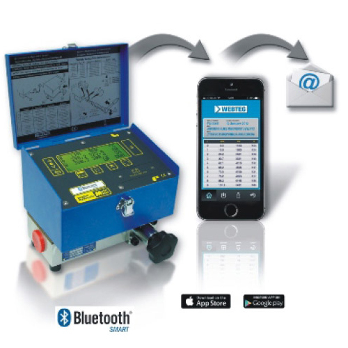 Digital Hydraulic Multimeter - Dhm Series - Color: Blue