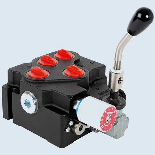 Combination Valve Variable Priority Flow Divider With Directional Control Cv120 Series - Color: Black