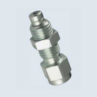 Gauge Adaptor - Silver Metal, 1/4" Bsp X M16*2 And 1/2" Bsp X M16*2, 630 Bar Pressure Capacity | Suitable For 63mm And 100mm Dial Size, Ideal For Industrial Use