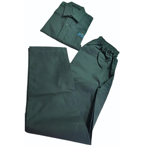 Cotton Gardener Uniform - Color: Bottle Green