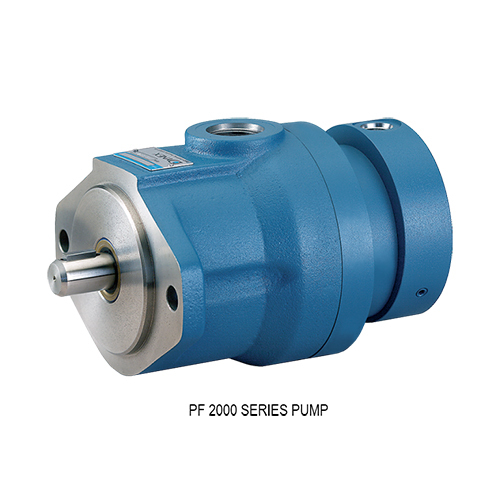 Pf2000 Series Fixed Displacement Check Ball Pumps - Color: Blue