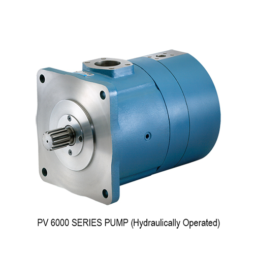 Pv 6000 Series Pressure Compensated Pumps(Hydraulically Operated) - Color: Blue