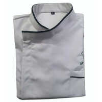 Cotton Hotel Chef Coat - Premium Quality Cotton, Size M, Elegant White Color - Long Sleeves For All Seasons