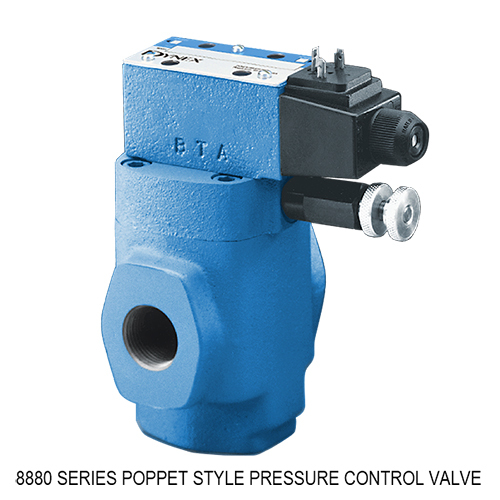 8800 Series Poppet Style Valves - Color: Blue