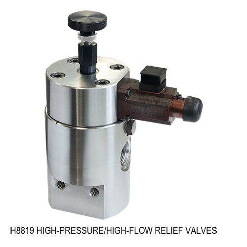 H8819 Series Proportional Relief Valves - Color: Silver