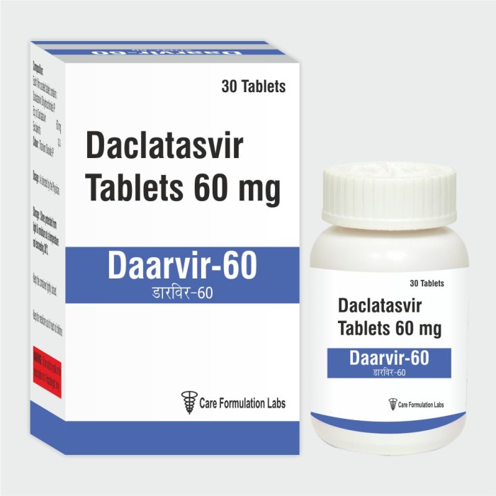 Daclatasvir 60mg  Tablet