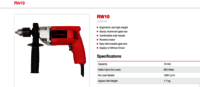 Ralli Wolf 10mm Rotary Drill (RW10)