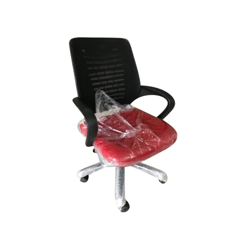 Low Back Mesh Desk Office Chair - Color: As Per Requirement