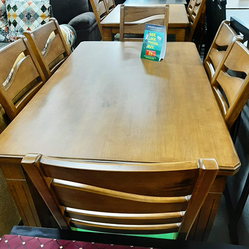 6 Seater Wooden Dining Table Set - Application: Home