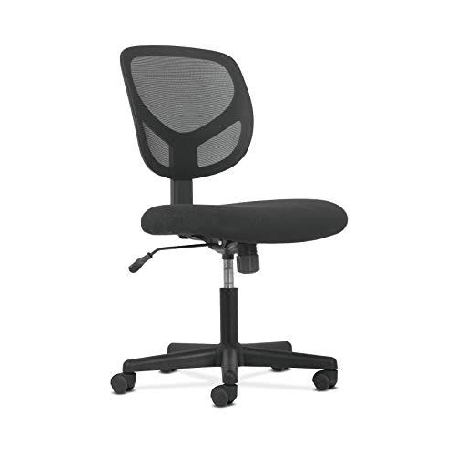 Mid Back Ergonomic Fabric Chair with Adjustable Height