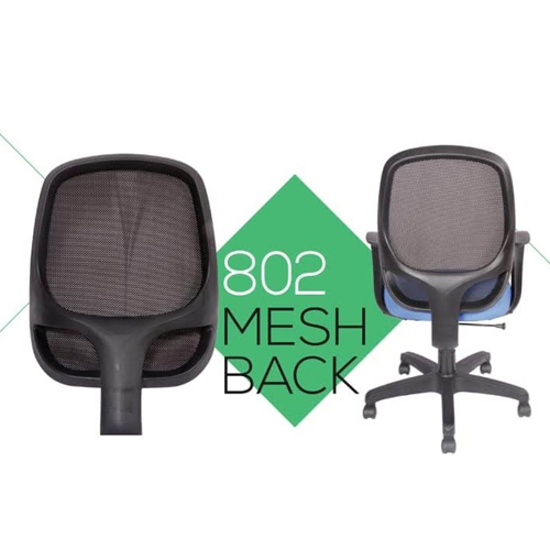 802 Mesh Back Office Chair - Color: Black