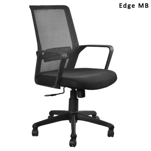 Edge Medium Back Office Chair - Color: Black