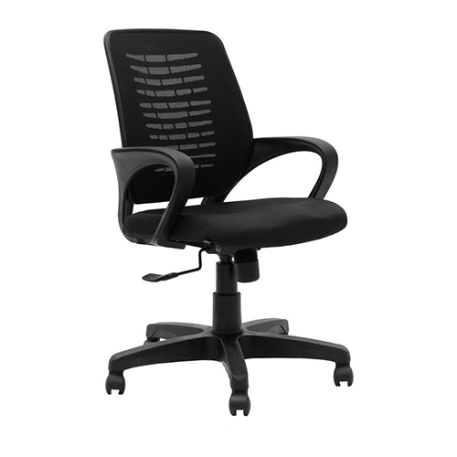 Black Mesh Office Chair - Design: One Piece