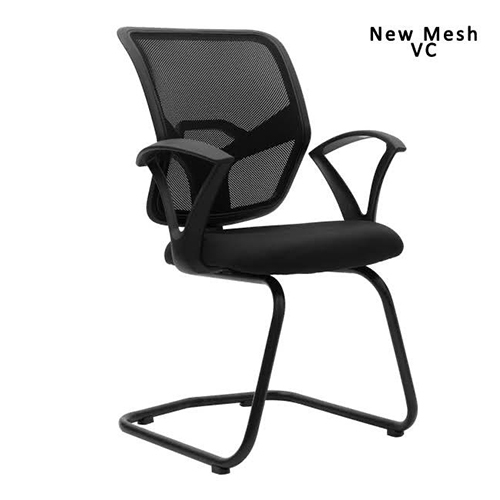 Black Mesh Visitor Chair - Design: One Piece