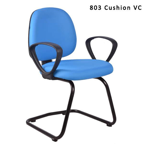 803 Cushion Visitor Chair - Color: Blue