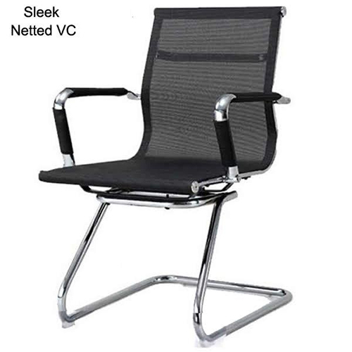 Sleek Netted Visitor Chair