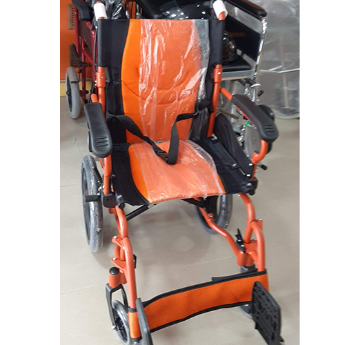 Foldable Wheel Chair - Foot Rest Material: Steel