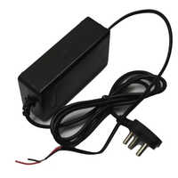 Cctv Power Supply Adaptor - Pvc Construction, 220v Input Voltage, 5a Current Output , 50-60hz Frequency, Multiple Output Types For Electronics