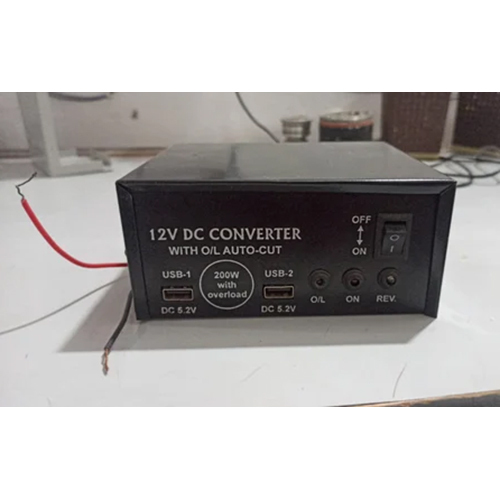 12V Dc Converter With Oil Auto Cut - Application: Electronic Instruments