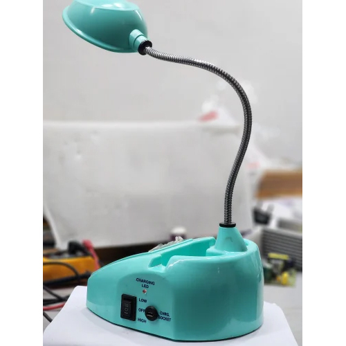 Solar Study Lamp - Durable Abs Plastic, 10w Power Consumption | Modern Round Shape, Eco-friendly Solar Energy Source, Portable Design