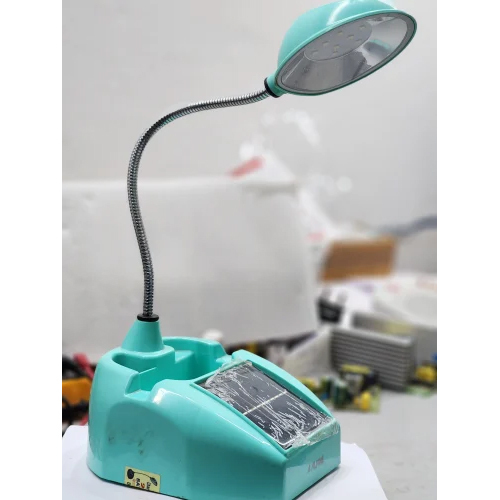 Solar Study Lamp - Durable Abs Plastic, 10w Power Consumption | Modern Round Shape, Eco-friendly Solar Energy Source, Portable Design