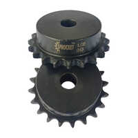 Chain Sprocket - Alloy Steel, 20 Teeth | Plain Surface Treatment, High Strength, Wear Resistance, Warranty Included
