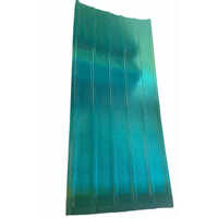 Polycarbonate Profile Roofing Sheets - 12 Feet X 4 Feet , Green Glossy Finish, 1.5mm Thickness, Waterproof, Multiwall Structure For Residential & Commercial Use