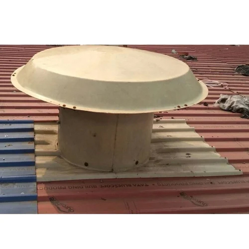 32Inch Mild Steel Turbo Roof Ventilator - Color: Light Brown