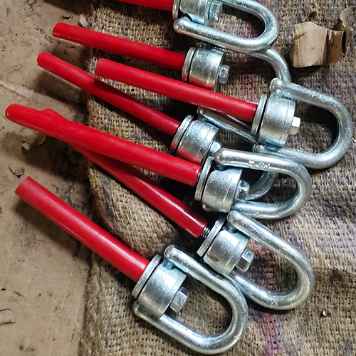 Rotating Lifting Hoist Ring - New Heavy-Duty Design | High Visibility Red, Durable Quality, Easy Handling Feature