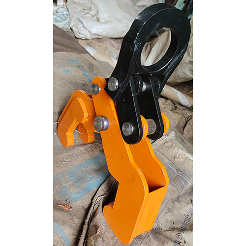 Rail Lifting Tong - Mild Steel, Standard Size, Yellow and Black | Manual Industrial Tool for Effortless Rail Handling, Powder Coated for Enhanced Durability