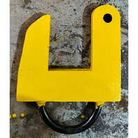 Pipe Lifting Clamp - Mild Steel, Standard Size, Yellow Powder Coated | 2 Ton Capacity, Secure Grip For Heavy Pipe Lifting, Ideal For Industrial Use