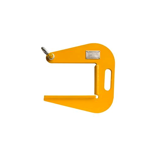 Pipe Lifting Clamp - Mild Steel, Standard Size, Yellow Powder Coated | 2 Ton Capacity, Secure Grip For Heavy Pipe Lifting, Ideal For Industrial Use