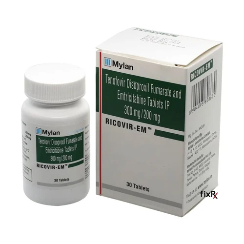 200Mg Tenofovir Disoproxil Fumarate Lamivudine Tablets Ip - Dosage Form: Solid