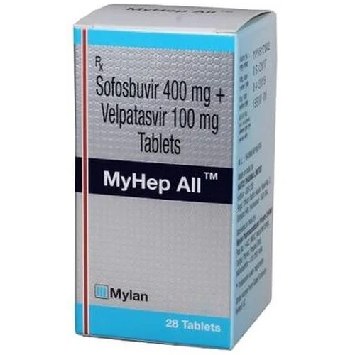 Sofosbuvir 400mg And Velpatasvir 100mg Tablets