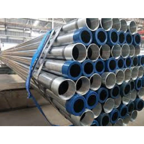 Jindal Galvanized Iron Round Pipe - Color: Silver