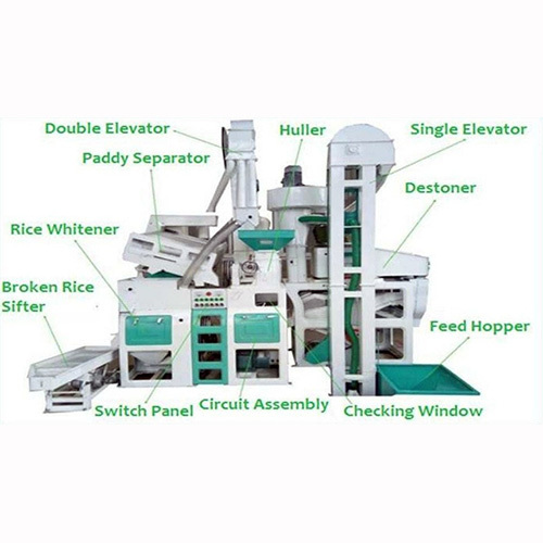 1 Ton Rice Mill Plant - Engine Type: Air Cooled