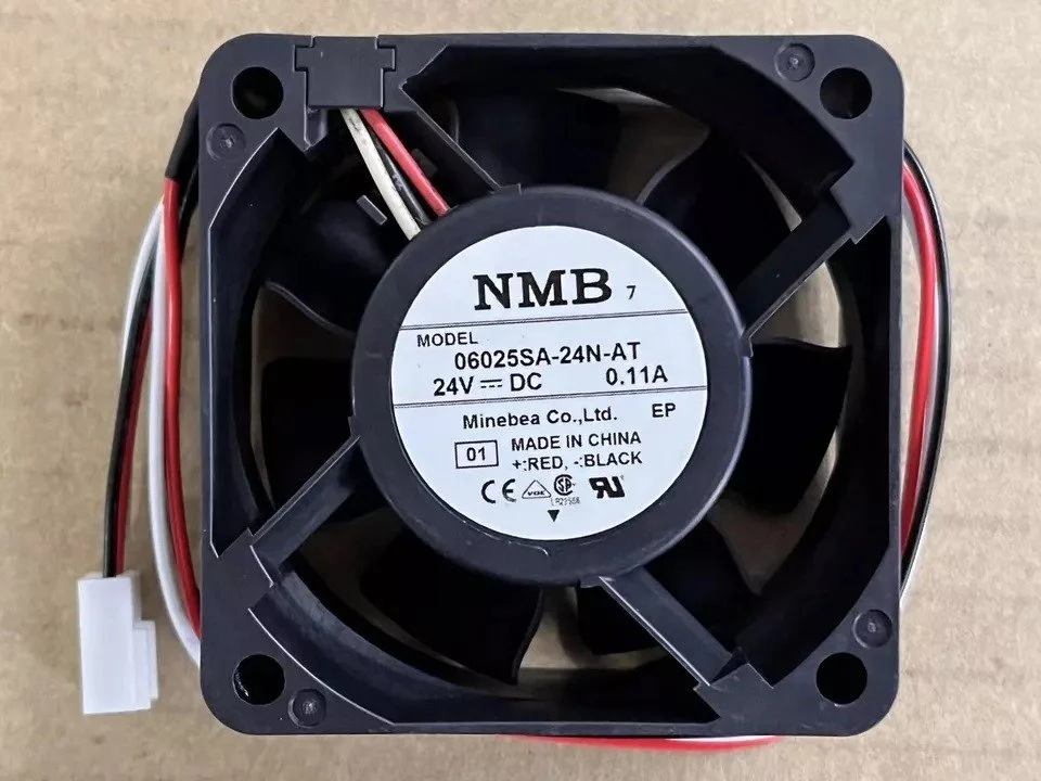 NMB 06025SA-24N-AT 24V 0.11A 3-wires 60 X 60 X 25 equipment fan