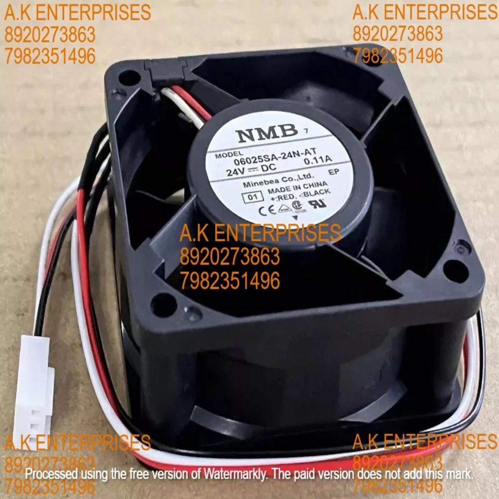 NMB 06025SA-24N-AT 24V 0.11A 3-wires 60 X 60 X 25 equipment fan
