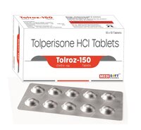 Tolroz-150 Tab - Tolperisone 150 Mg Tablet | Skeletal Muscle Relaxant, Supports Muscle Relaxation, Alleviates Spasticity And Pain