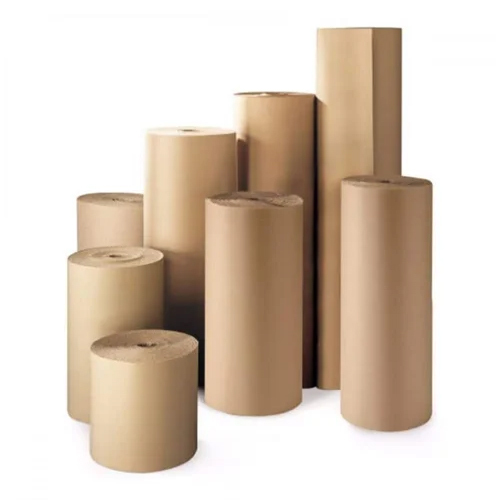 80gsm Corrugated Packaging Roll - Color: Brown