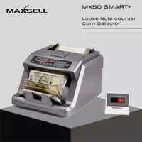 Mx50 Smart+ Note Counting Machine - 290x260x200mm, 1000 Notes/min , Auto Scan Detection With Dust Absorber & Customer Display