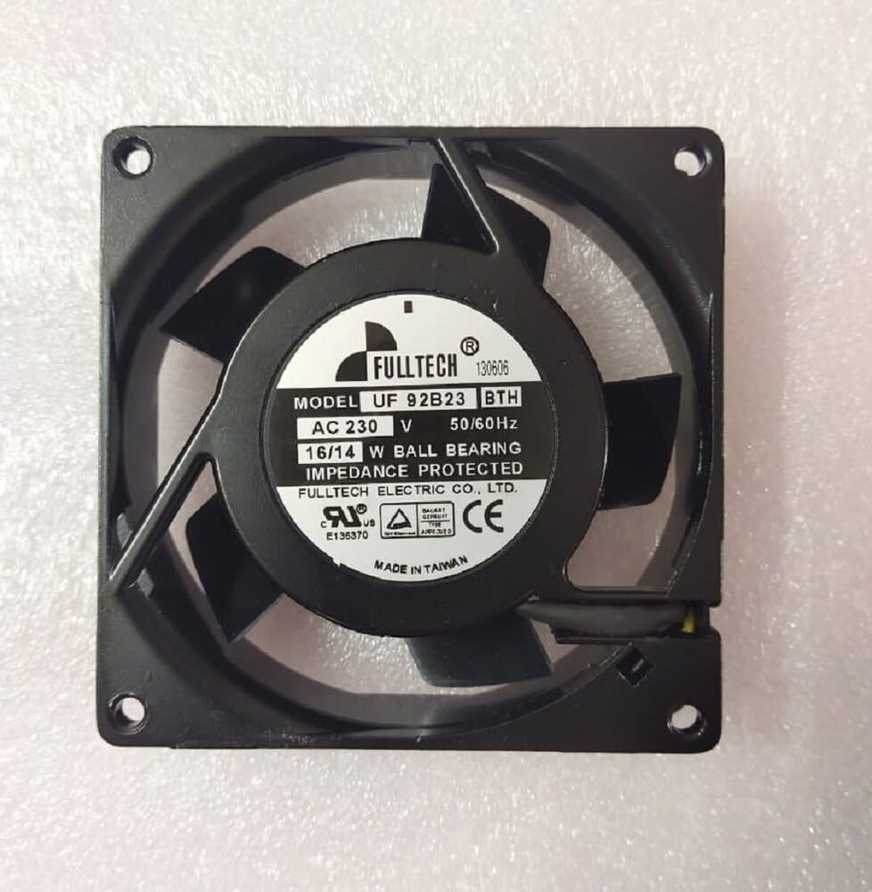 FullTech UF-92B23 BTH 230V AC 50/60Hz 16/14W DC Brushless Air Cooling Fan 2600 RPM 92 * 92 * 25mm 2Wire