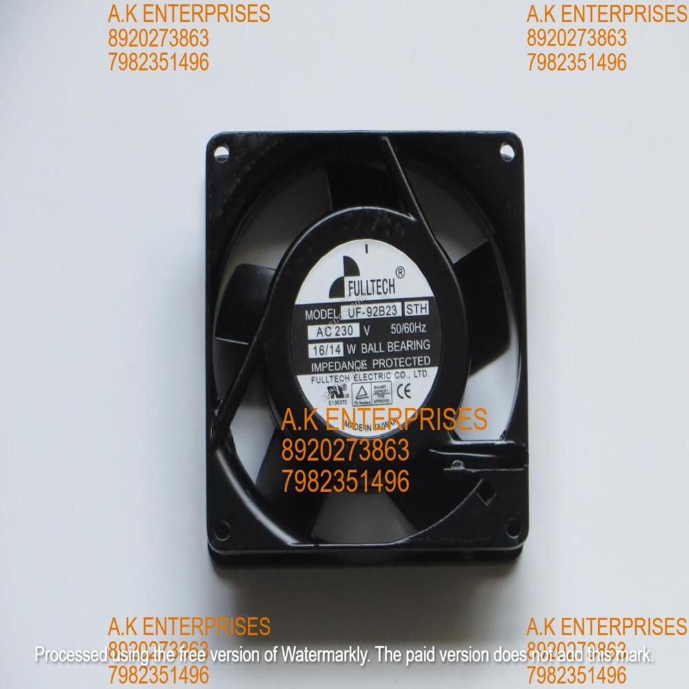 Fulltech Uf-92b23 Bth 230v Ac 50/60hz 16/14w Dc Brushless Air Cooling Fan 2600 Rpm 92 * 92 * 25mm 2wire