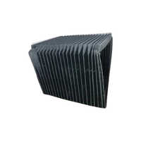 Rexine Bellow Cover - High-quality Rexine Material, 75 Millimeter Length, Sleek Black Color | Industrial Usage, Easy Installation, Excellent Protection
