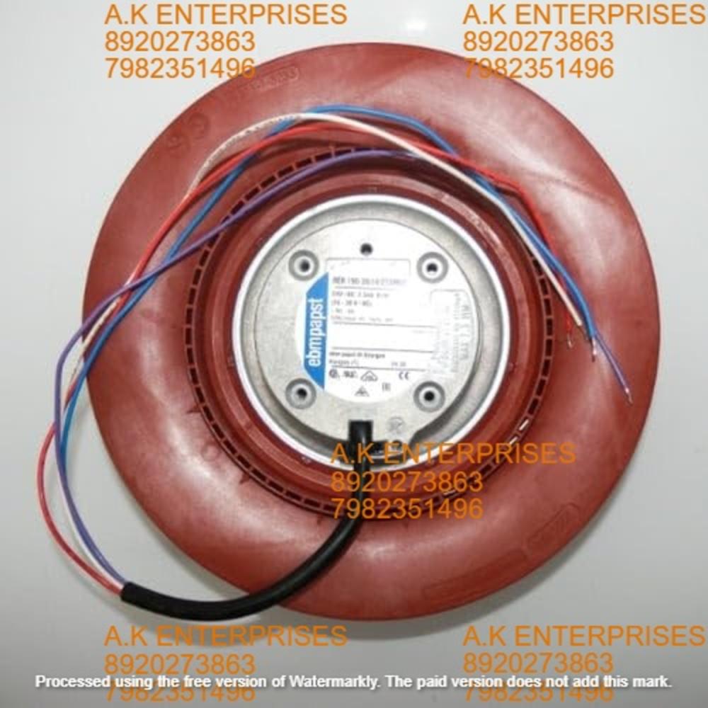ebmpapst RER 190-39/14/2TDL0U Axial Fan 24V=2420mA 58W DC Brushless Air Cooling Fan 2900 RPM 190 * 190 * 69mm Round 4Wire (Metal)