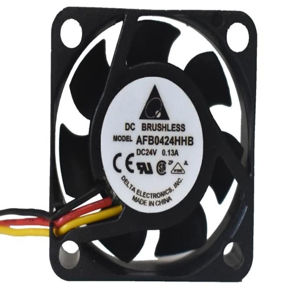 Delta AFB0424HHB Axial Fan 24V-0.13A DC Brushless Air Cooling Fan 8300 RPM 40 * 40 * 10mm 3Wire