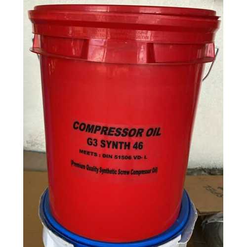 20 Ltr Screw Compressor Oil - Color: Pale Yellow