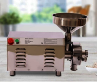 Stainless Steel Spice Grinder Machine - Color: White