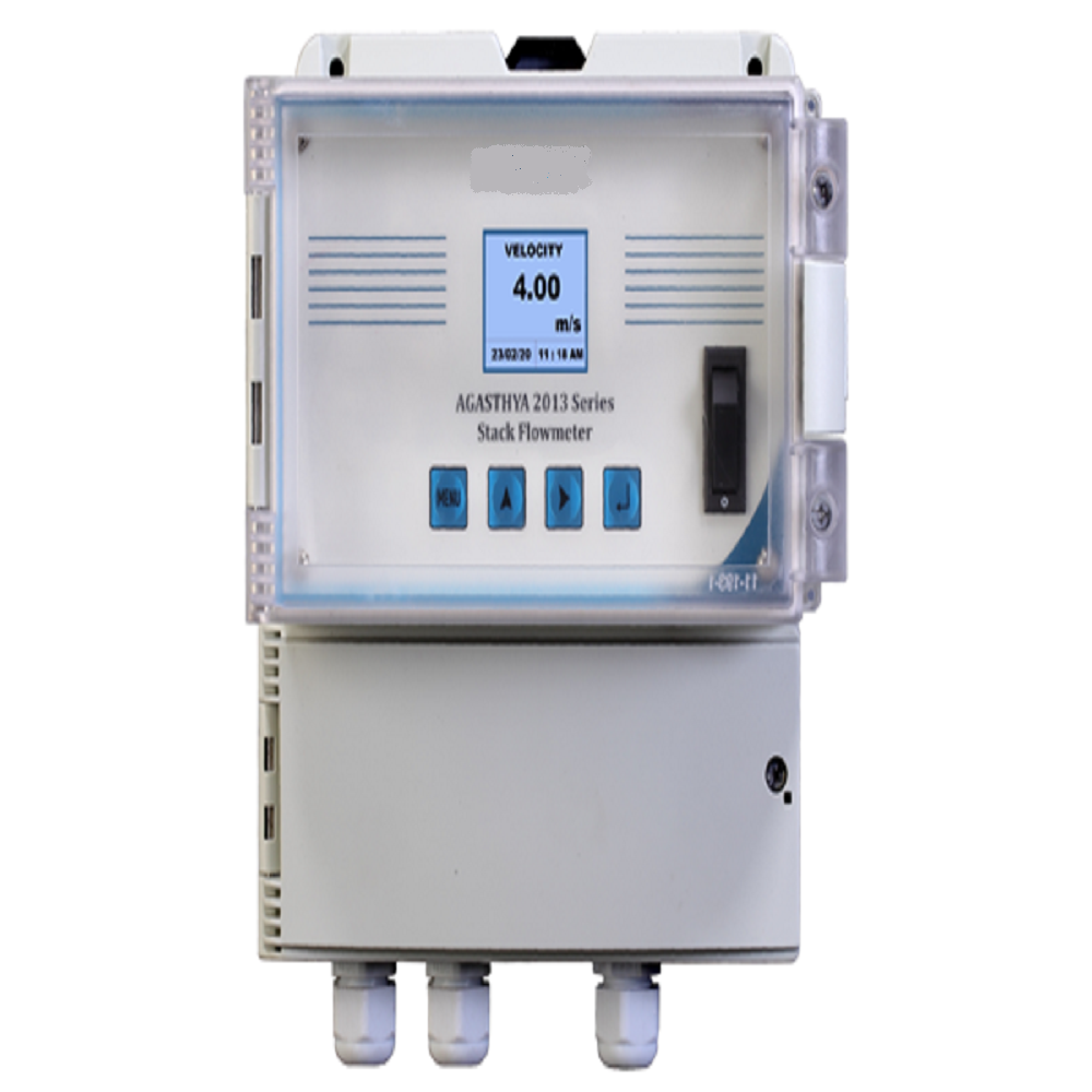 Online Stack Flow Meter - Color: White