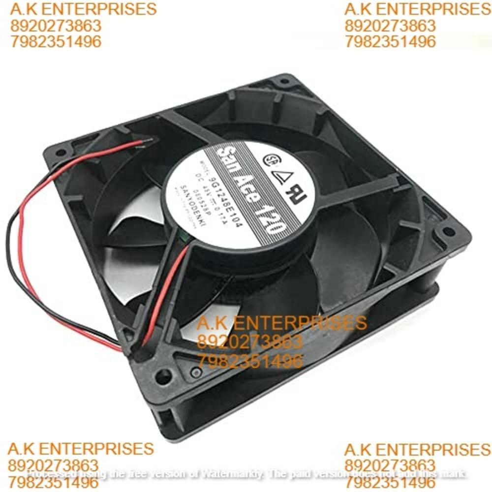 SANACE 9G1248E104 120*120*38mm DC48V 0.17A 12 cm Cooling Fan 2Wire